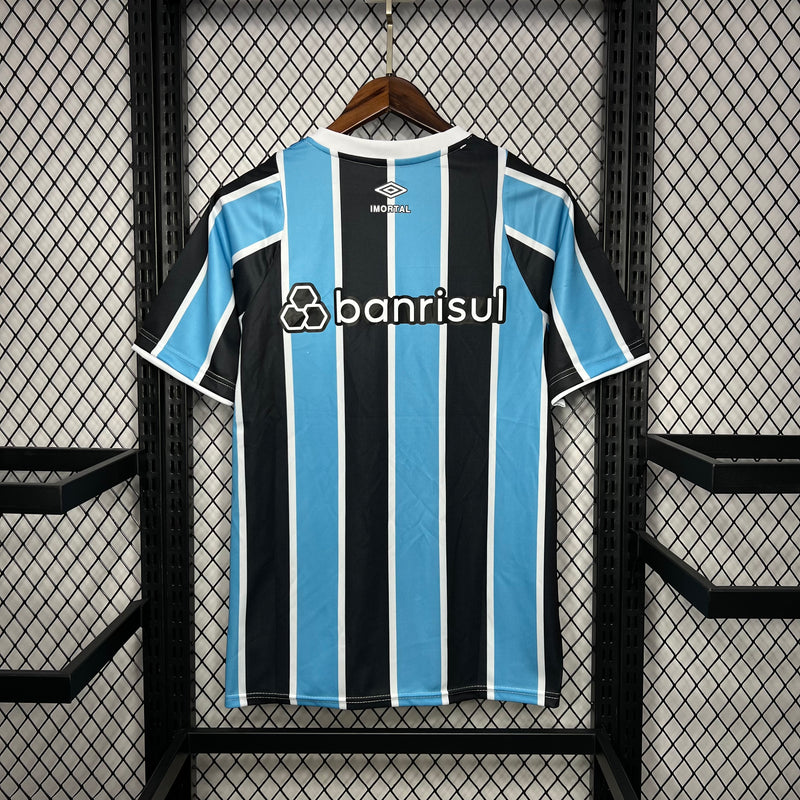 camisa masculina do Grêmio, modelo titular (Home) da temporada 2024/2025