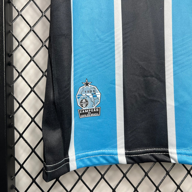 camisa masculina do Grêmio, modelo titular (Home) da temporada 2024/2025