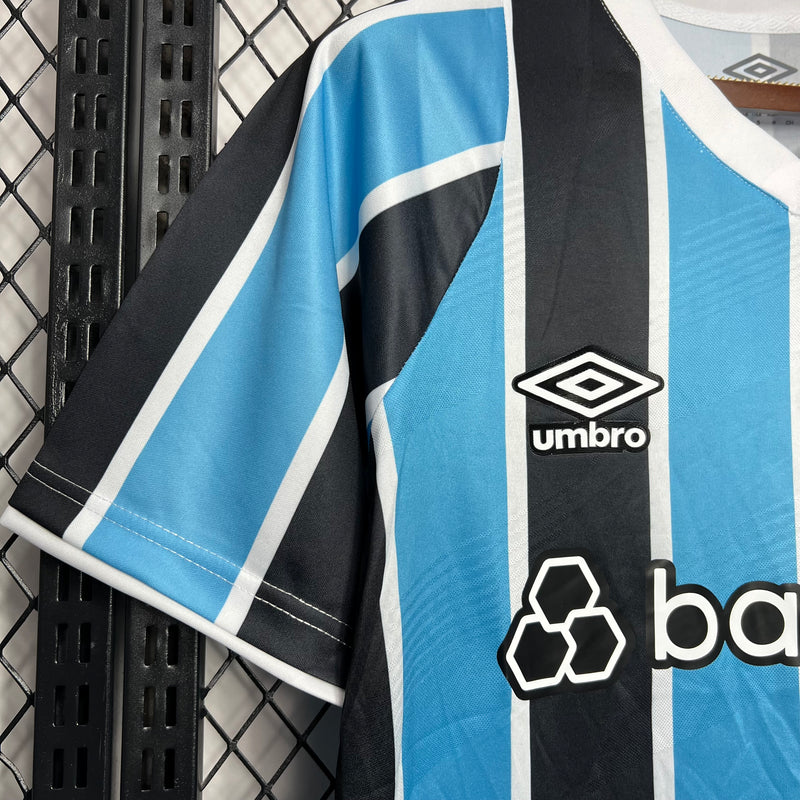 camisa masculina do Grêmio, modelo titular (Home) da temporada 2024/2025