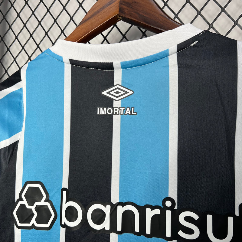 camisa masculina do Grêmio, modelo titular (Home) da temporada 2024/2025