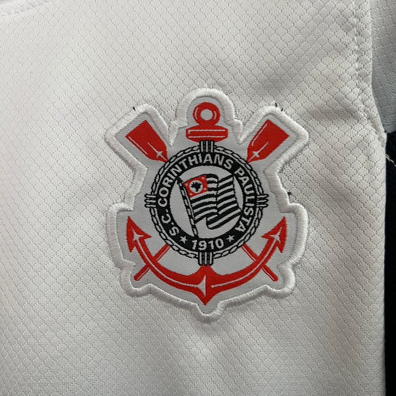 Camisa Nike Infantil Corinthians I 2024/25 Torcedor