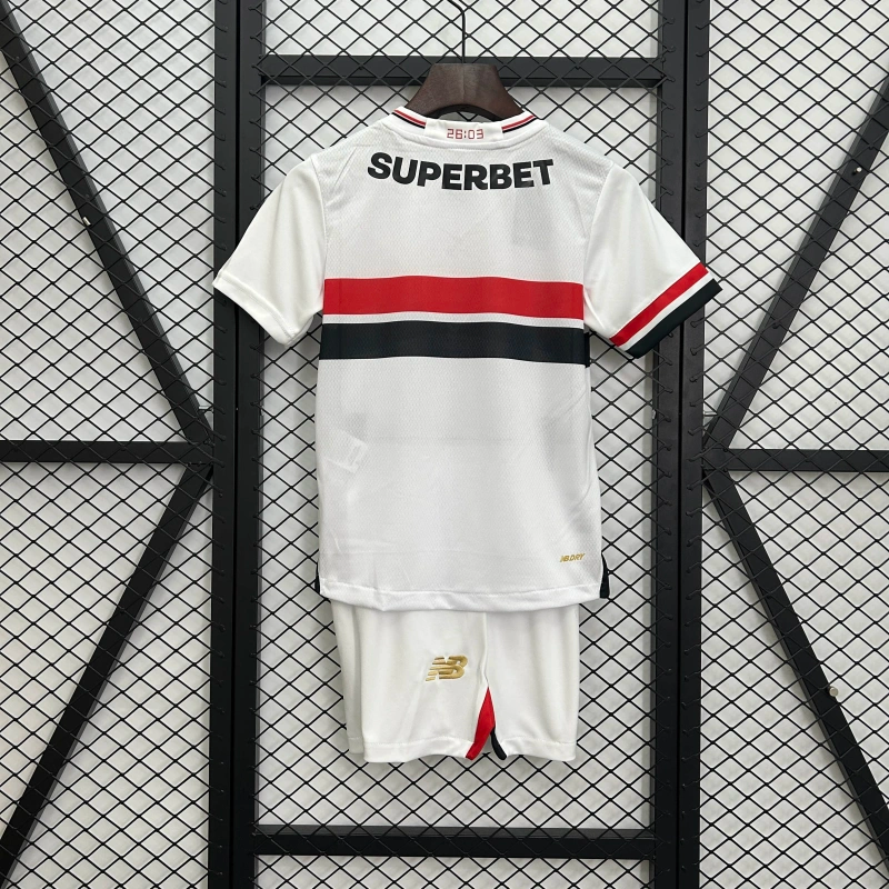 Camisa Infantil São Paulo Home 25/26