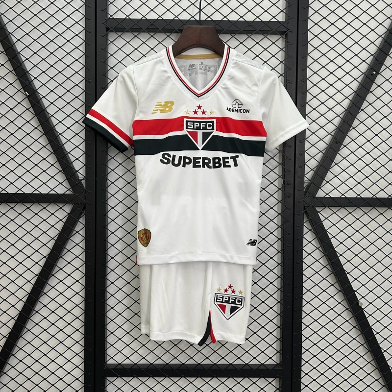 Camisa Infantil São Paulo Home 25/26