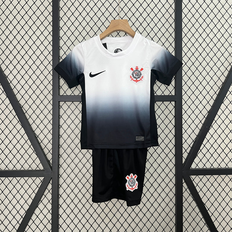 Camisa Nike Infantil Corinthians I 2024/25 Torcedor