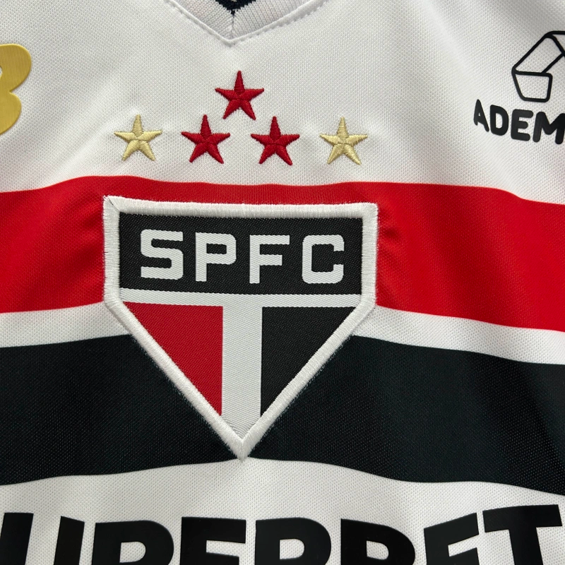 Camisa Infantil São Paulo Home 25/26